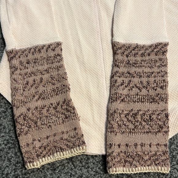 🌸4/$20🌸Vintage Free People Long Sleeve Thermal Shirt Size Small EUC - Picture 5 of 9